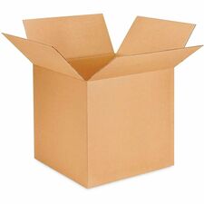 Shipping Case, 15" x 11" x 6", Flap Closure, Corrugated Kraft, Brown, 25/Bundle