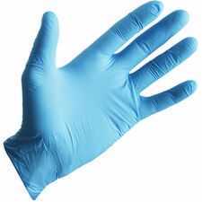 Remcoda Nitrile Exam Gloves - 5 mil Thickness - Medium Size - Nitrile - Blue - Comfortable - For Laboratory, Medical, Examination - 100 / Box