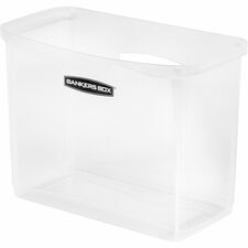 Bankers Box Storage Case - Plastic - Clear - For File - 1 Each