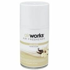 Hospeco® AirWorks® Metered Aerosol Air Freshener, Very Vanilla, Case of 12 - Aerosol - 169901.08 L - 207.01 mL - Very Vanilla - 30 Day - Odor Neutralizer, VOC Compliant, Long Lasting - 12 / Case