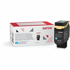 Xerox Original Standard Yield Laser Toner Cartridge - Cyan - 1 Each - 1800 Pages