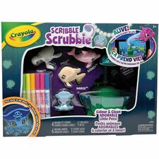 Crayola Scribble Scrubbie Ocean Pets Glow Lagoon Playset