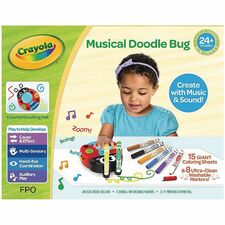 Crayola Musical Doodle Bug - Skill Developmental Toy