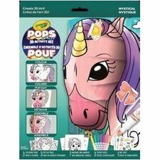 Crayola POPS 3D Activity Set - Mystical - Art, Coloring, Construction - Mystical - 1 Each