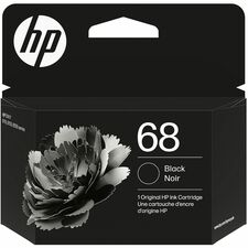 HP 68 Original Inkjet Ink Cartridge - Black - 1 Each - 160 Pages