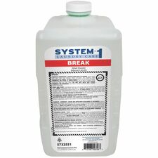 Diversey System 1 Hyper-Concentrated Liquid Alkaline Booster, 3.1 L, 2/CT - For Laundry, Commercial - Concentrate - Liquid - 3.10 L - 2 / Unit