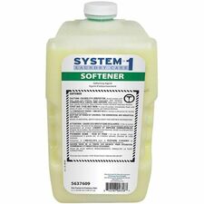 Diversey Fabric Softener - For Commercial, Institutional, Laundry, Fabric, Linen - Concentrate - 3.10 L - Fresh Scent - Flexible, Anti-graying, Spill Resistant - 2 / Unit