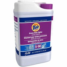 Tide Greasy Stain Fighter - Laundry Additive - For Commercial, Linen, Food Service, Fabric, Laundry - Concentrate - Liquid - 9.46 L - Benzene-free, Alkylphenol-free, PVC Free, Phthalate-free, Triclosan-free - 1 Unit