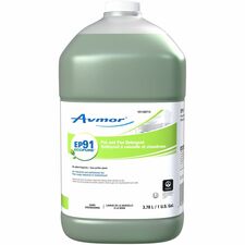 Avmor EP91 Pot and Pan Detergent - For Pot, Pan, Hand, Glass, Utensil - Concentrate - Liquid - 3.79 L - 6.2 pH - Citrus Scent - Kosher, Streak-free, Long Lasting, Pleasant Scent - Green - 4 Pack