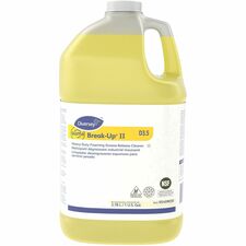 Suma Break-Up II D3.5 - For Multipurpose - Concentrate - Liquid - 3.70 L - 12.4 to 13.4 pH - Solvent Scent - Kosher, Heavy Duty, Solvent-free - Clear Yellow - 4 / Carton