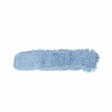 Globe Pro-Stat Blue Slip-On Dust Mop Head - 36"L X 5"W / Blue - 5" (127 mm) Width x 36" (914.40 mm) Length - Looped Ends, Fray Resistant, Durable, Tangle Resistant, Lint Resistant - Yarn, Polyester, Cotton - Blue - 1 Unit