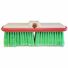 Globe 10 Inch Bumper Green Vehicle Brush - Fiber Bristle - 10" (254 mm) Overall Length - Green - 1 / Unit