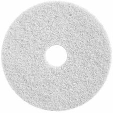 Diversey Twister Pad 20" White - Round - 20" (508 mm) Diameter - Floor, Polishing, Cleaning - White - 2 Pack