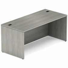 Offices To Go Newland Rectangular Desk - 66x30" - Noce Grigio - Rectangle Top - Office, Meeting, Training - Light Gray, Noce Grigio