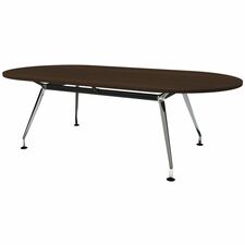 HDL Innovations Conference Table - Material: Laminate - Finish: Laminate, Evening Zen - Evening Zen Table Top - Sturdy, Lightweight - For Boardroom, Conference Table - 1