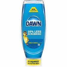 Dawn Ultra EZ-Squeeze, Original Scent - For Kitchen, Sink, Dish, Laundry, Tool - Liquid - 650 mL - Original Scent - Biodegradable, Refillable Bottle - 1 Each