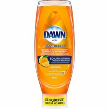 Dawn Ultra Wash Away Bacteria EZ-Squeeze Hand Soap, Orange - For Kitchen, Dish, Hand - Liquid - 650 mL - Orange Scent - Refillable, Anti-bacterial, Biodegradable Bottle - 1 Each