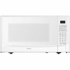 Danby Designer 1.4 cu. ft. Sensor (Cooking) Microwave in White - 39.64 L Capacity - Microwave - 10 Power Levels - 120 V AC - FuseMetal, Steel - Countertop - White