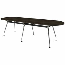 HDL Innovations Conference Table - Material: Laminate - Finish: Gray Dusk, Laminate - Gray Dusk Table Top - Sturdy, Lightweight - For Boardroom, Conference Table - 1
