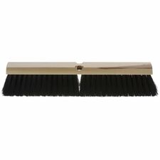 Atlas Graham 36" Synthetic Fine/Medium Push Broom Head - Black - 1 Unit