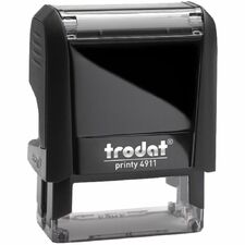 Printy Self-Inking Stamp - Message Stamp - Copie - 0.56" (14.29 mm) Impression Width x 1.50" (38.10 mm) Impression Length - Blue - Recycled - 1 / Unit