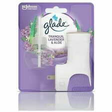 Glade PlugIns Scented Oil Started Kit Lavender & Aloe - Oil - Tranquil Lavender & Aloe - Long Lasting, Phthalate-free, Paraben-free, Formaldehyde-free, Nitro Musk Free - 1 Each