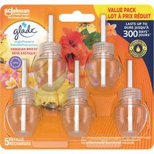 Glade PlugIns Scented Oil Refill Hawaiian Breeze - Oil - Hawaiian Breeze - 5 / Pack - Refills