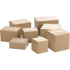 Crownhill Shipping Case - External Dimensions: 12" Length x 6" Width x 8" Height - 32 ECT - Corrugated - Brown Kraft - Recycled - For Shipping, Storage - 25 / Pack