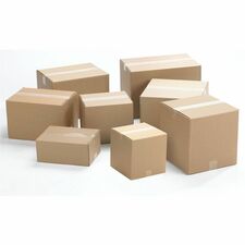 Crownhill Shipping Case - External Dimensions: 18" (457.20 mm) Length x 18" (457.20 mm) Width x 12" (304.80 mm) Height - 32 ECT - Corrugated - Brown Kraft - For Storage, Shipping - Recycled - 15 / Pack