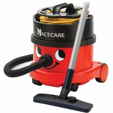 NaceCare PSP 240 ProSave Canister Vacuum - 680 W Motor - 9.46 L - Floor Tool - 897.7 gal/min (3398021.59 mL/min) - 49 dB(A) Noise Level - Black, Red