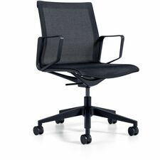 Knight One-Piece Mesh Medium Back Tilter, Black - Offices to Go Knight One-Piece Mesh Medium Back Tilter - Black