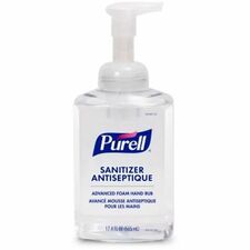 PURELL&reg; Advanced Hand Sanitizer Foam - 515 mL - Pump Bottle Dispenser - Hand - Fragrance-free, Dye-free - 1 Each