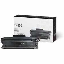 Premium Tone Toner Cartridge - Compatible for Brother TN830 - Black - 1200 Pages - 1 Pack