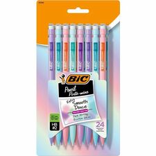 BIC Mechanical Pencil - 0.7 mm (0.03") Lead - HB - Assorted, Pastel Barrel - 24 / Pack