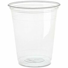 Globe PET Cold Cups - 16 Oz / Clear - 473.18 mL - Clear - Polyethylene Terephthalate (PET) - Yogurt, Cold Food, Ice Cream, Cold Drink, Iced Tea, Soda, Juice, Slush Drink - Recycled - 50 / Pack