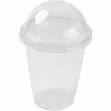 Globe PET Cold Cups - 20 Oz / Clear - 591.47 mL - Clear - Polyethylene Terephthalate (PET) - Yogurt, Cold Food, Ice Cream, Cold Drink, Iced Tea, Soda, Juice, Slush Drink - Recycled - 50 / Pack