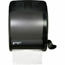 Everest Pro Hand Towel Dispenser - 425 x Towel - Black - 1 Each