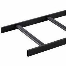 Ortronics Telco Style Tubular Runway- 24 in - Black- 9 ft - 8 1/2 in