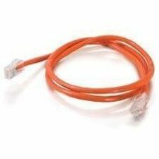 Quiktron Q-Series Patch Cords, CAT5E, Non-Booted, Orange, 3 ft