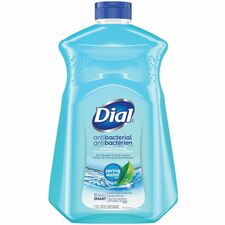 Dial Liquid Soap Refill - Spring Water Scent - 1.50 L - Hand, Skin - Moisturizing - Antibacterial - Paraben-free, Phthalate-free, Silicone-free - 1 / Each