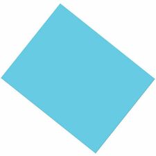 Pacon&reg; UCreate Coated Poster Board, Light Blue, 22" x 28" , 1 Sheet - Project, Poster - Light Blue - Kraft, Stock - 1 Each