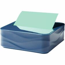 Post-it® Pop-Up Notes Dispenser for 3 in x 3 in Notes, Wave Design - Black - 3" (76.20 mm) x 3" (76.20 mm) Note - 45 Sheet Note Capacity - Black