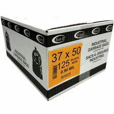 Eco II Garbage Bags - Eco II 37x50 0.90MIL Black Case of 125