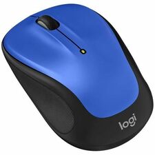Logitech M325S Wireless Mouse - Optical - Wireless - 32.81 ft (10000 mm) - Radio Frequency - 2.40 GHz - Blue - USB - 1000 dpi - 4 Way Scroll - 5 Button(s) - Small Hand/Palm Size - Symmetrical - 1 x AA Battery Supported - 1 Each