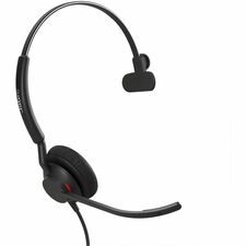 Jabra Engage 40 Wired Headset - Microsoft Teams Certification - Mono - USB Type A, USB Type C - Wired - 50 Hz to 20 kHz - Over-the-head - Monaural - Supra-aural - 5.2 ft (1.60 m) Cable - MEMS Technology Microphone - Noise Canceling