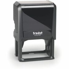 Derome Trodat Printy Stamps - Text Stamp - 9 Line(s) - 1.56" (39.69 mm) Impression Width x 2.38" (60.33 mm) Impression Length - Recycled - 1 Each