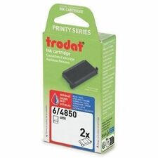 Trodat Replacement Stamp Pad - Blue, Red Ink - 2 / Each