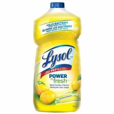 Lysol Multi-Surface Cleaner - For Multi Surface - Liquid - 1.20 L - Lemon Scent - Recommended For: Germs Remover, Dirt Remover, Grease Remover - Disinfectant