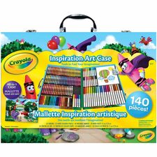 Crayola Inspiration Art Case - Drawing, Project, Art - Recommended For 4+ Year - 140 Piece(s) - 11.63" (295.40 mm) Height x 2.13" (54.10 mm) Width x 15.60" (396.24 mm) Length