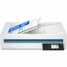 HP Scanjet Enterprise Flow N4600 FNW1 Flatbed/ADF Scanner - White - Duplex Scanning